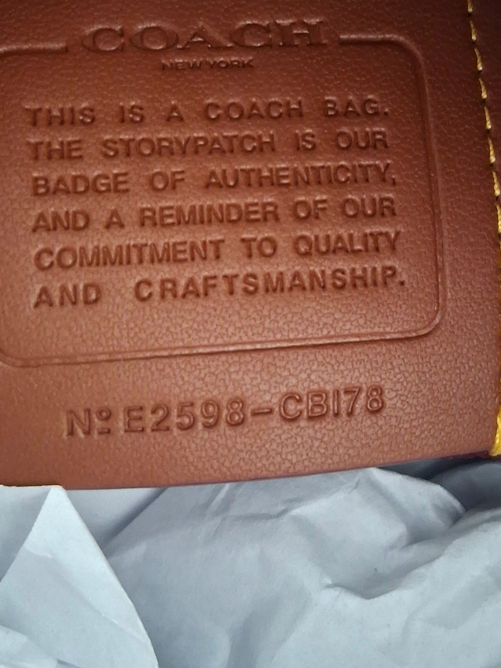 NWT Authentic Coach Rowan Brown Signature Satchel with Pink & Wine Stripe Accent - Picture 5 of 12